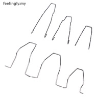 [T&B] 6Pcs Metal Headlight Bulb Spring Clips For H1 H3 H4 H7 Car Headlamp Light Bulb Retainer Spring