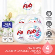 Fab Laundry Capsules 60pcs + Lingerie Wash
