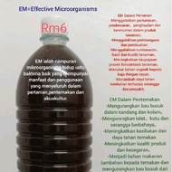 EM4 / EMAS [1.5L & 500ml] Vitamin untuk PENTERNAKAN, PERTANIAN dan AKUAKULTUR