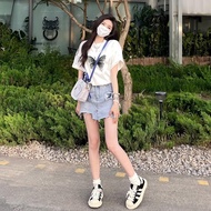 (24 Hours Delivery)Angle Official New Korean Style T-Shirt Beautiful Pattern Women's Tops Soft And C