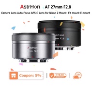 Astrhori AF 27mm F2.8 Camera Lens Auto Focus APS-C Lens