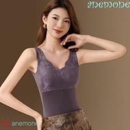 ANEMONE Postpartum Body Shaper, Crop Tops Tanks Sleeveless Thermal Shapewear Camisole, Slim Fit Velv