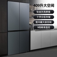 Kangjia Refrigerator BCD-409 Cross Door New Style Household Energy-Saving Double Door Multi-Door 4 F
