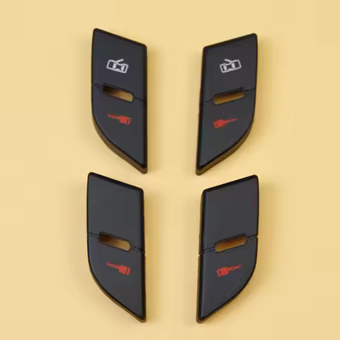 1Pcs For Audi D3 A8 Quattro 2004-2007 Front Door Lock Switch Button Cover [ Sold separately, not a s