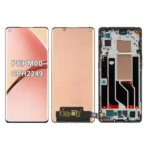 For OPPO Reno6 Pro 5G 6.55''OEM For Reno 6 PRO PEPM00 CPH2249 LCD Display Touch Screen Digitizer Ass