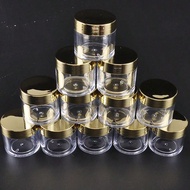 Hũ tròn trong suốt 1OZ/30g có nắp đựng son dưỡng môi, kem, đồ trang điểm, mỹ phẩm, mẫu thử, thuốc mỡ