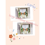 gubahan frame mas kahwin pallet 3d(cream white)