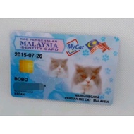 IC KUCING COMEL PETS ID CARD CUSTOM MADE