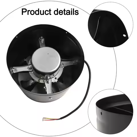 200mm Extractor Fan with 7 Reinforced Blades for Effective Smoke Extraction and Quiet Performance in