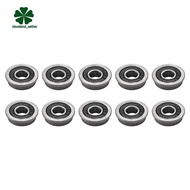 10Pcs F695- Bearing 5X13X4mm Flanged Miniature Deep Groove Ball Bearings F695RS for   2/3 3D Printer