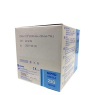 NIPRO NEEDLE 23G X 1.5in (38mm) 100PCS/BOX