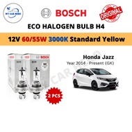 BOSCH Eco H4 Halogen Headlamp Bulb 12V 60/55W H4 Bulb for Honda Jazz (2014-Present (GK)  Mentol Depa