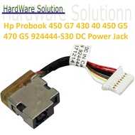 Hp Probook 450 G7 430 40 450 G5 470 G5 8 PIN 8 WIRE 924444-S30 CBL00813-0030 DC Power Jack Connector