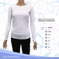 Inner Baju Muslimah LENGAN PANJANG [HARGA BORONG]