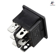 6 Pin 3 Position Boat On-Off-On Momentary Rocker Switch DPDT 16A 250V AC