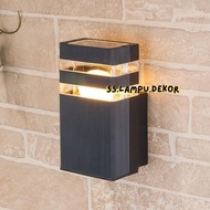 LAMPU DINDING MINIMALIS OUTDOOR KOTAK SATU ARAH SISI MODERN