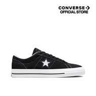 CONVERSE รองเท้าผ้าใบ หนัง ONE STAR PRO SUEDE OX ผู้ชาย ผู้หญิง UNISEX สีดำ 171327C 171327CM_F1BKXX