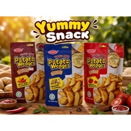 (90gram) Jomei Potato Wedges Original Tomato Spicy Flavours Halal Made from Fresh Potato Ready Stock
