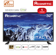 Aconatic LED Digital TV HD แอลอีดี ดิจิตอลทีวี ขนาด 32 นิ้ว รุ่น 32HD513AN ไม่ต้องใช้กล่องดิจิตอล (ร