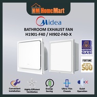 MIDEA Bathroom Exhaust Fan H1901-F40 38W / H1902-F40-X 56W (1 Year Warranty)