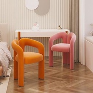 北歐輕奢梳妝椅現代簡約設計師創意椅子家用沙發網紅梳妝椅新款  包送貨