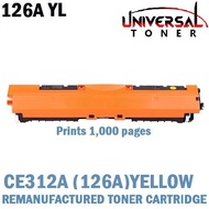 Compatible with HP CE312A  (126A) Compatible Yellow Laser Toner (Prints 1000 Pages)