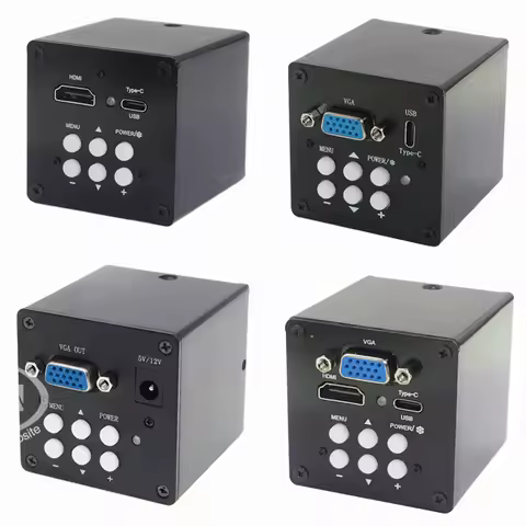 Lapsun VGA/ USB/ HDMI/ 4K/ TYPE-C 1080P 60FPS Industry Digital Video Microscope Camera IMX307 For Ph