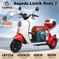 Sepeda Motor Listrik Roda 3 / Sepeda Listrik 800 Watt &amp;Electric E Bike