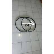 24 inch bass drum rims