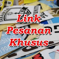 Custom Order Cutting Stickers Waterproof Sticker Custom Sticker