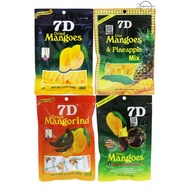 7D DRIED MANGOES (Original | Dark Chocolate Enrobed | Mangorind | Mangoes & Pineapple) (200g | 100g 