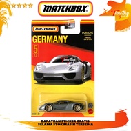 Matchbox Germany Porsche 918 Spyder Grey