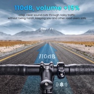 RAVEMEN Bike Bell, Hidden Aluminum Bicycle Bell with Crisp Loud Sound for Adults Kids Mountain Road 