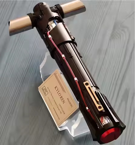 89sabers Crystal Kylo Ren Neopixel Lightsaber Kill Switch for Led Light with Fire Flame Main Blade 2