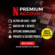 NETFLIX Account 4K Flix Account Premium Plan Neflix Murahflix VX18