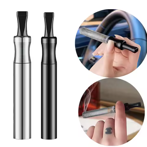 Creative Tobacco Microfilter with Ashtray Cigarette Holder Car Smoking Pipe Portable Cigarette Pipes