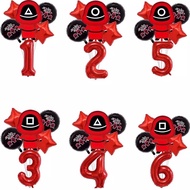 Squid GAME BALLOON PACKAGE NUMBER 80cm