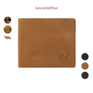 Lancaster Polo Full Grain Crazy Horse Leather Bifold Wallet with Coin Pocket - PWB 1671 N