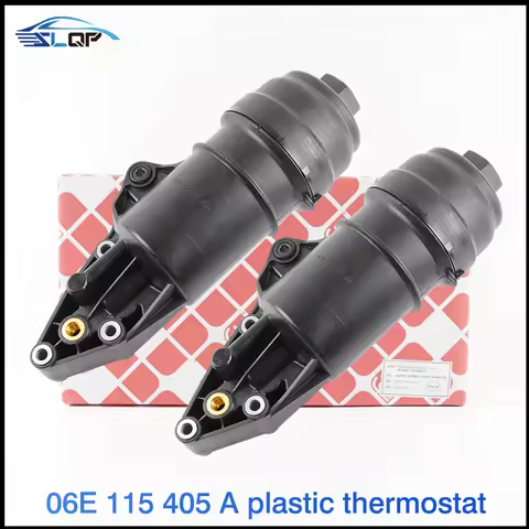 1PCS 06E115405C plastic Oil Filter Housing Adapter For A4 A5 A6 A7 A8 Q7 Q5 Touareg Quattro 2.4 2.8 