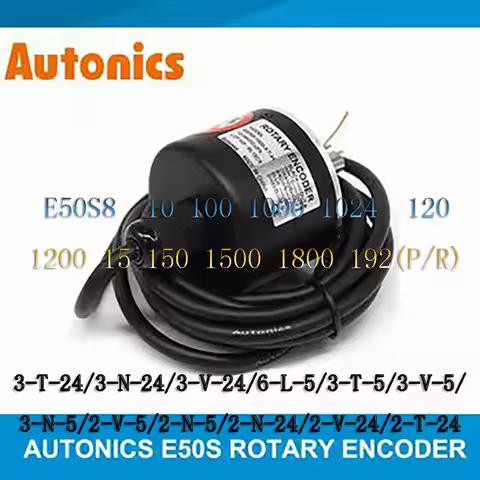 AUTONICS E50S8 Rotary Encoder 10 100 1000 1024 12 120 15 150 1500 1800 192(P/R)3-T-24/3-N-24/3-V-24/