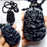 Black Dragon Jade Necklace - Men's and Women's Dragon Jade Necklace - Men's and Women's Jade Necklac