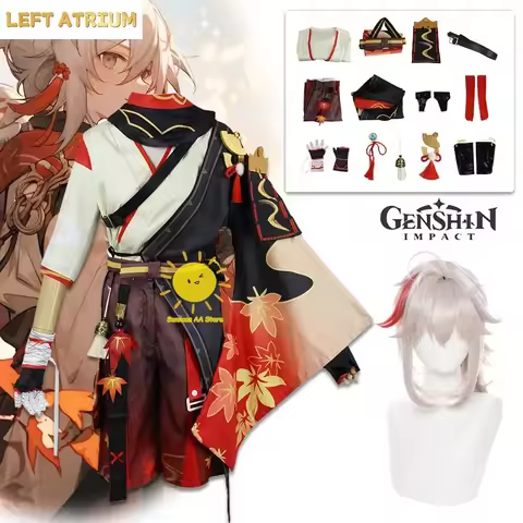 Kaedehara Kazuha Cosplay Game Cosplay Kaedehara Kazuha Costumes Uniform Halloween Carnival Costume C