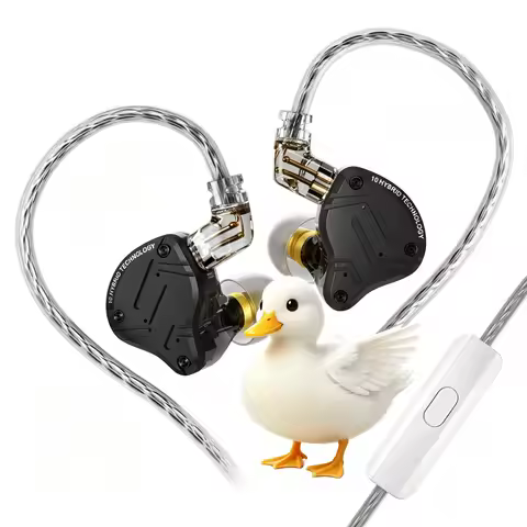 ZS10 PRO X（KZ）Upgraded 1DD+4BA Hybrid Driver HiFi In Ear Earphones with 0.75mm 2Pin Cable for Audiop
