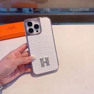 愛馬仕 HERMES 鱷魚紋 H 手機殼（全包）| 實拍靚貨