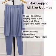 Celana Legging Rok Sport Wanita Celana Olahraga Casual All Size&amp;Jumbo