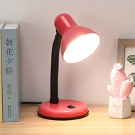AT/💖Plug-inledEye-Protection Lamp Table Lamp Study Student Children's Desk Dormitory Desktop No Strobe Office Reading Li