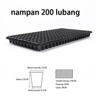 10PCS/20PCS Tray Semai Pot Tray Penyemaian Bibit Tanaman 21/32/50/72/105/128/200 Holes Tray Semai / 