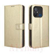 Cho ForXiaomi Redmi 12C Ốp Ví Mặt Sau Bằng Da Nhựa PU Ốp Lưng Redmi 12C Vỏ Điện Thoại Lật