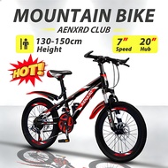 AENXRD Japan Mountain Bike for kids 20 inch bike A birthday gift for a child with disc brakes 21spee