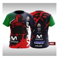 AGV Racing Tshirt / Baju Microfiber Jersi / Jersey Sublimation / Tshirt Jersey